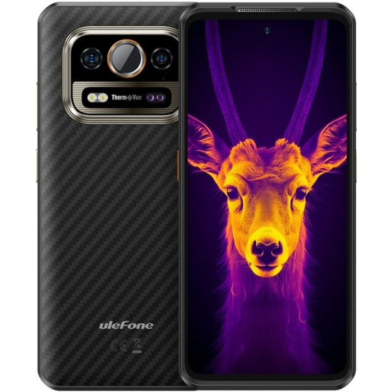 Ulefone Armor 25T Pro 5G Rugged Phone Thermal Imaging 6GB+256GB Black