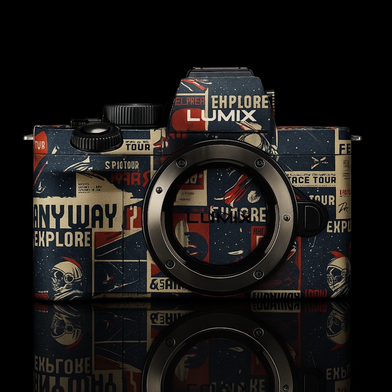 Vintage Sci-Fi Camera Skin – Fits Most Models