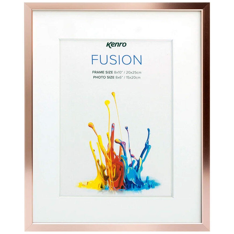 Kenro Fusion Classic A4 Frame with 9×6 Insert – Rose Gold