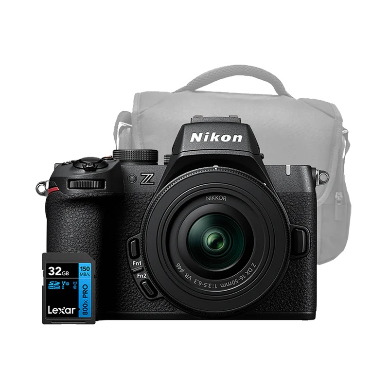 Nikon Z50 II Mirrorless Digital Camera with 16-50 Lens + Bag and Card