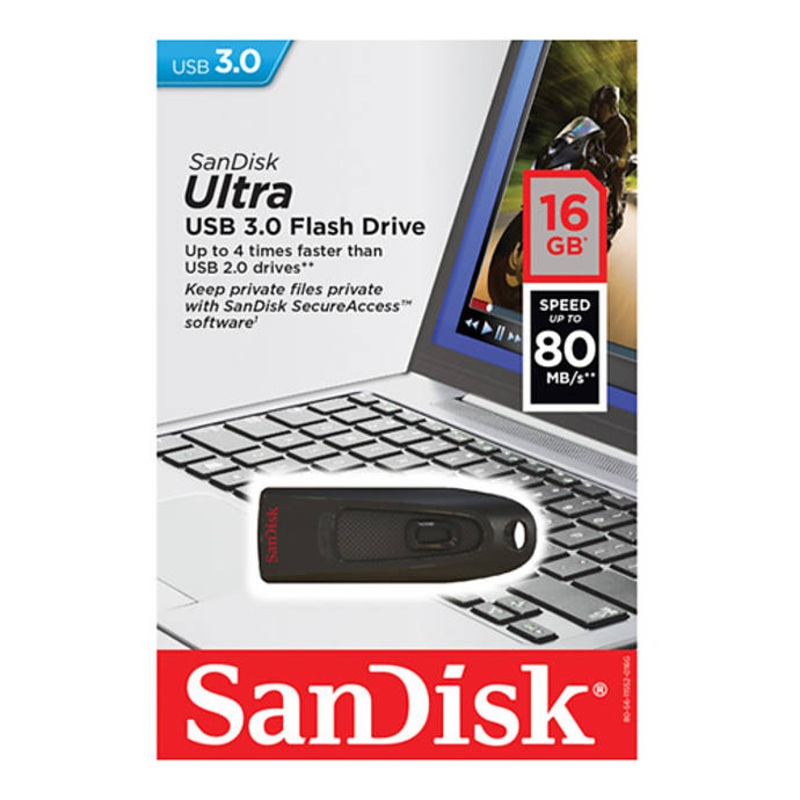 SanDisk Ultra 16GB USB 3.0 Flash Drive