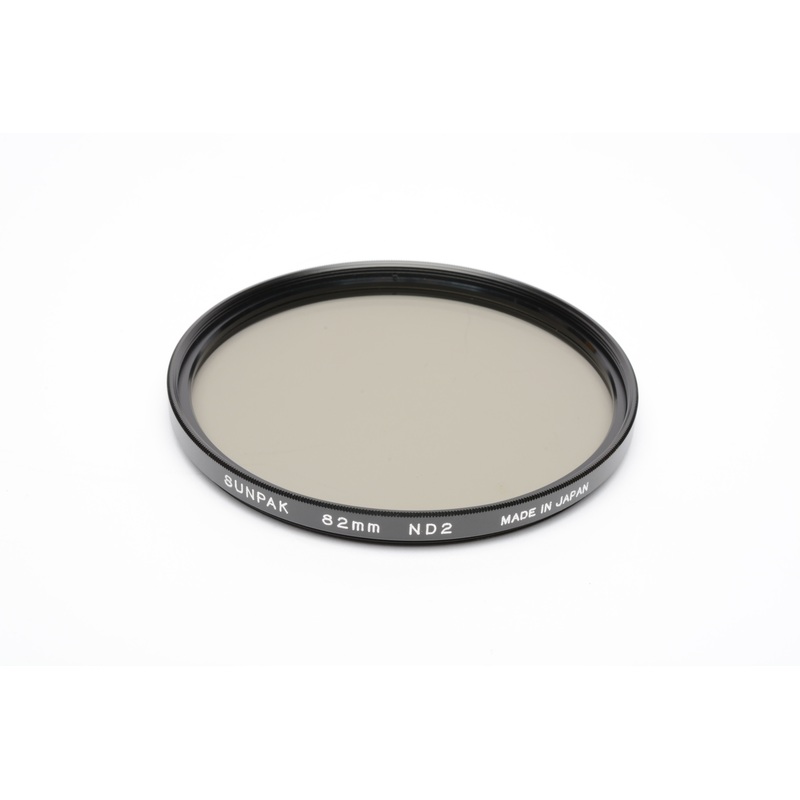 Sunpak 82mm ND2 light neutral density filter in jewel case