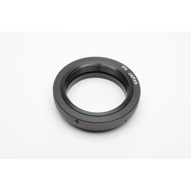 T-Mount adapter for Pentax PK / M – All metal, clean
