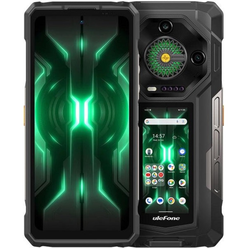 Ulefone Armor 33 Pro 5G Rugged Phone Dual SIM Night Vision Camera 16GB+512GB Black