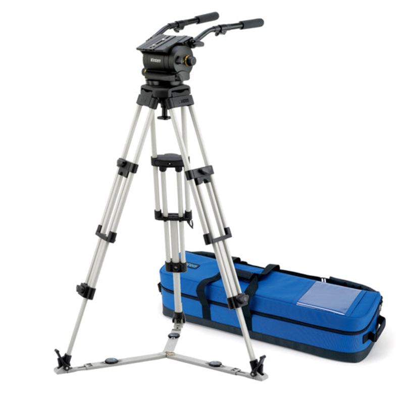 Vinten Vision 250 System 2-stage Aluminium Pozi-loc Mid-level Spreader SC Tripod – VB250-AP2M