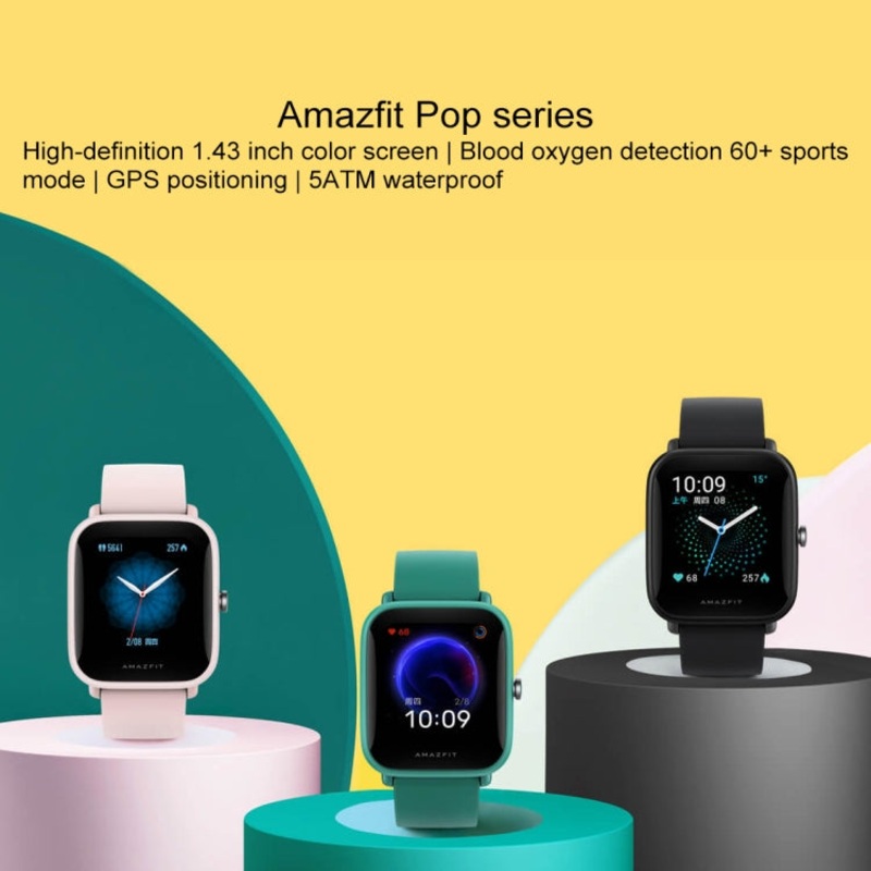 Xiaomi Youpin Amazfit Pop Pro Smartwatch Black