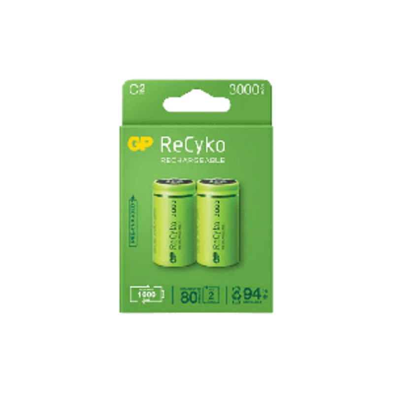 GP ReCyco Rechargeable NiNH size C Battery