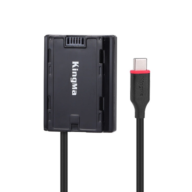 KingMa NP-W235 Dummy Battery with USB Type-C Connector for FujiFilm Cameras