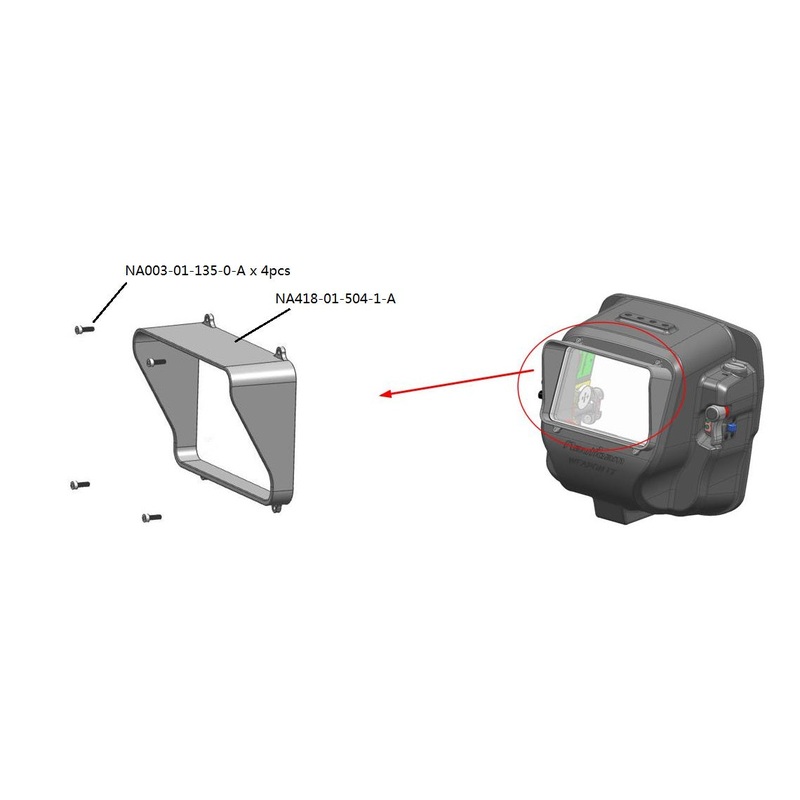 Nauticam Monitor Hood for 16229