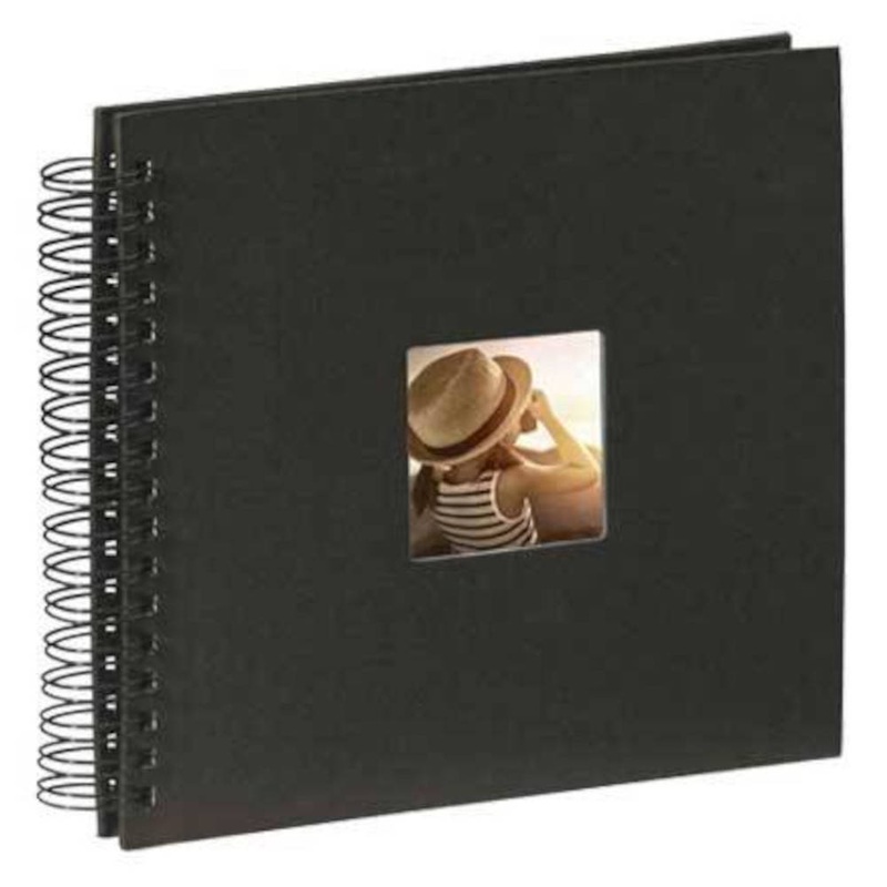 Hama Spiral Photo Album – 25 Black Pages – Black