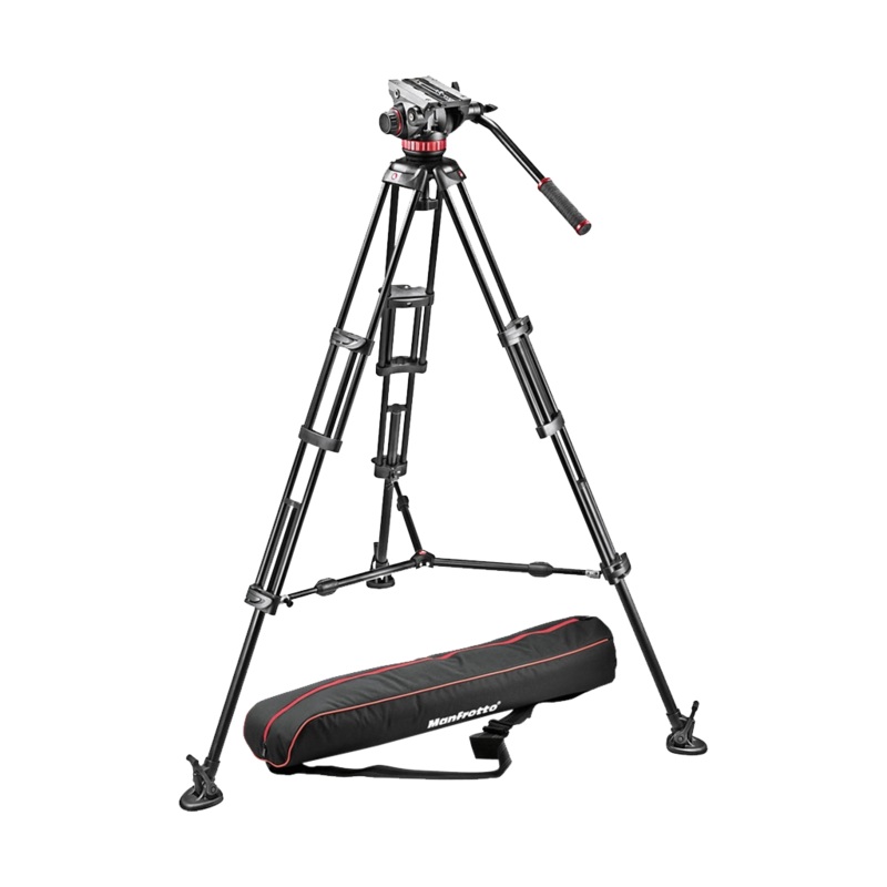 Manfrotto MVH502A Fluid Head and 546B Tripod System with Carrying Bag