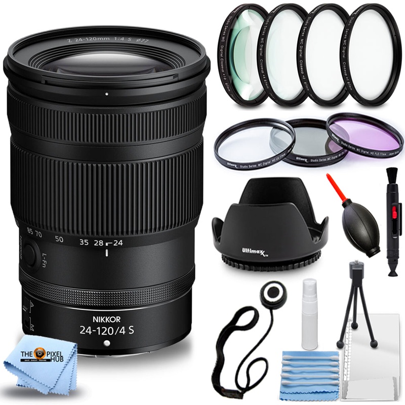 Nikon NIKKOR Z 24-120mm f/4 S Lens 20105 – 14PC Accessory Bundle