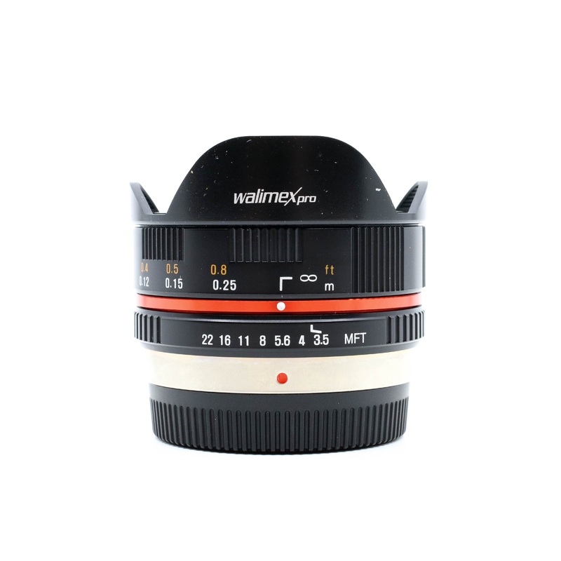Walimex Pro 7.5mm f/3.5 Fisheye – Micro Four Thirds Fit