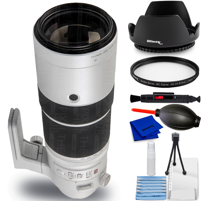 FUJIFILM XF 150-600mm f/5.6-8 R LM OIS WR Lens 16754500 – 7PC Accessory Bundle