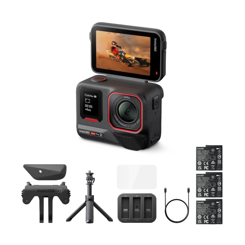 Insta360 Ace Pro 2 AI Powered Action Camera Creator Bundle