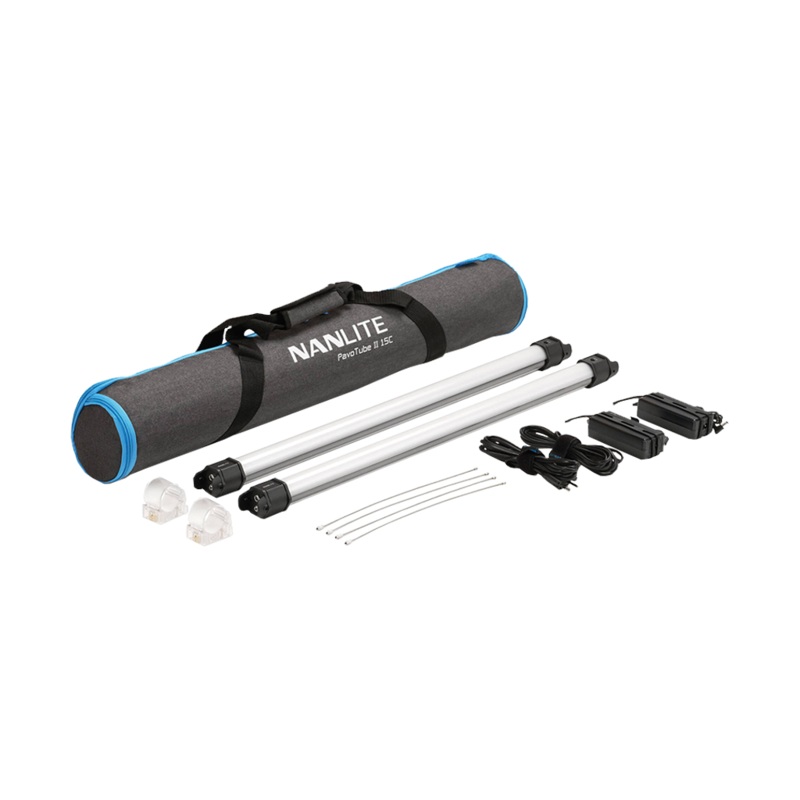 Nanlite PavoTube II 15C RGB LED Tube Light (60cm, 2-Light Kit)