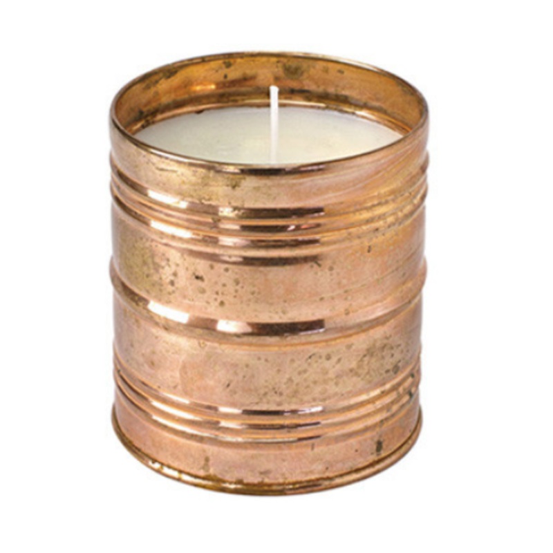 Tinplate Pillar Aroma Candle Jasmine