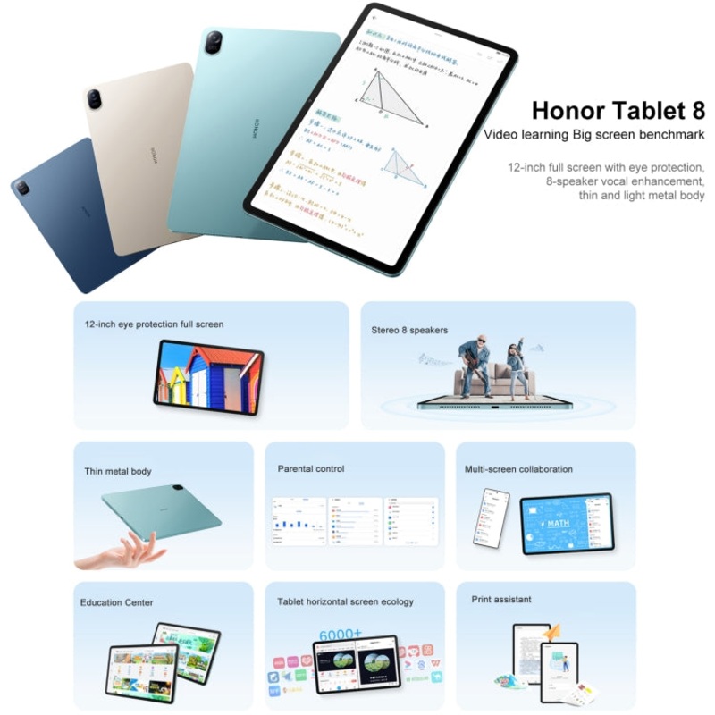 Honor Pad 8 Wifi 12.0 inch 6GB+128GB Blue