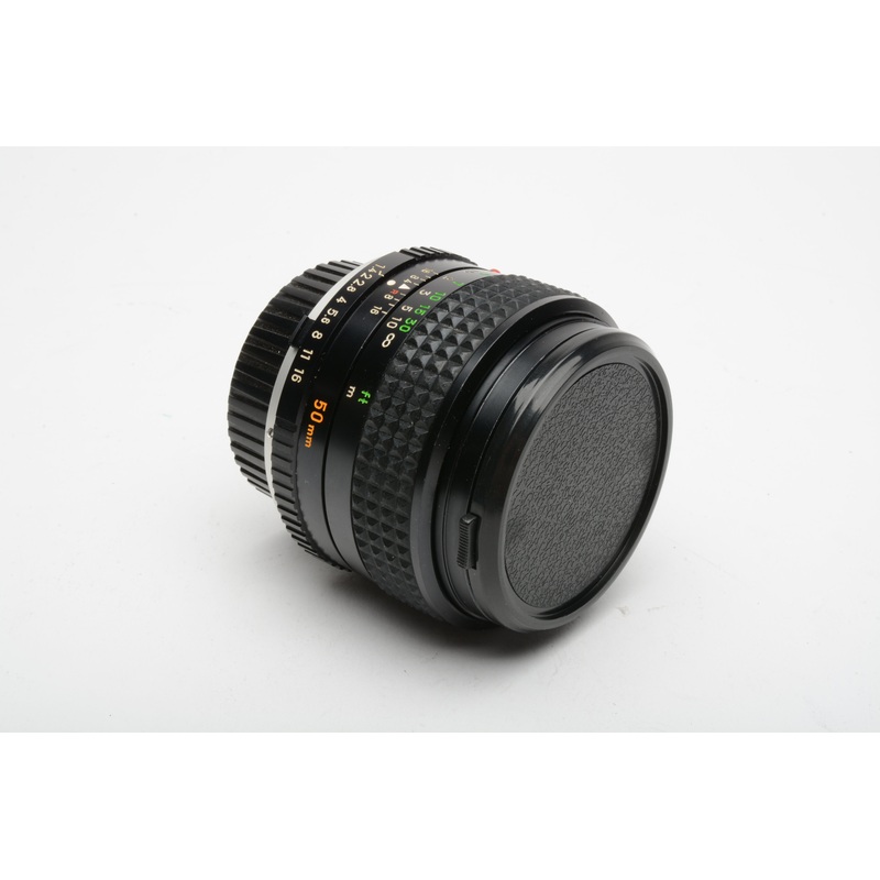 Minolta MD Rokkor-X PG 50mm f1.4 prime lens w/caps