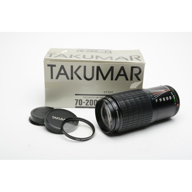 Pentax MF 70-200mm f4 Takumar A Telephoto zoom for Pentax K Mount *Read