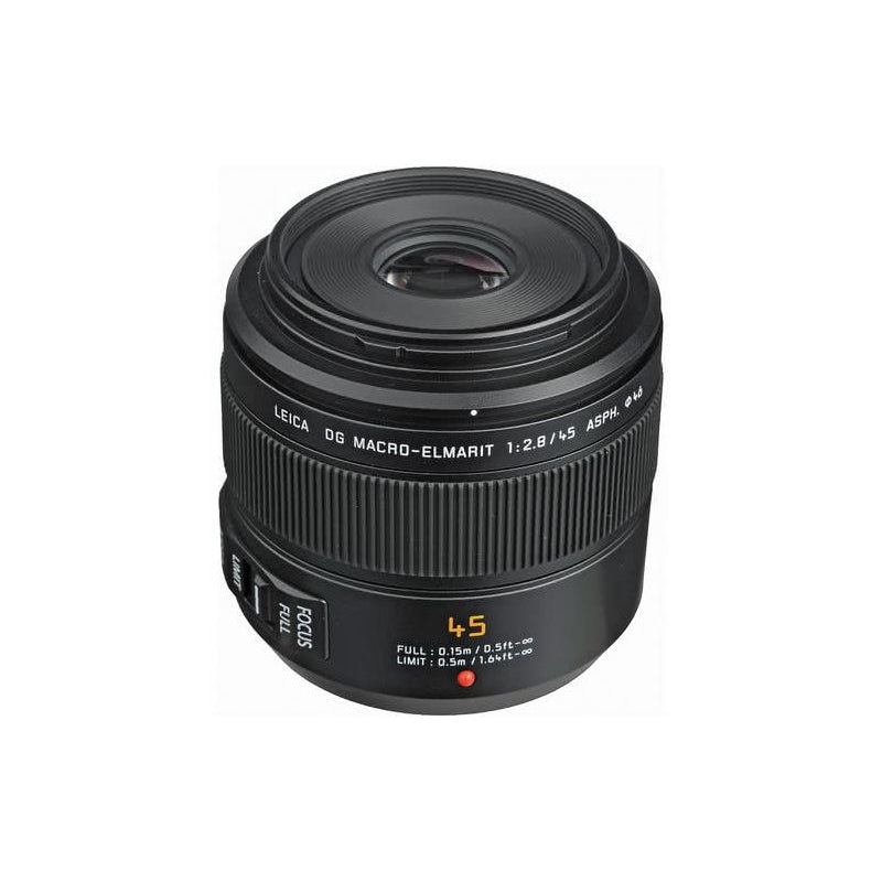 PANASONIC OPTIQUE LEICA DG MACRO-ELMAR 45MM F/2.8 ASPH OIS Monture MFT 45mm
