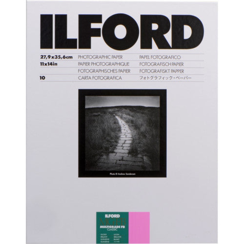 Ilford Multigrade FB Classic Paper (Glossy, 11 x 14″, 10 Sheets)