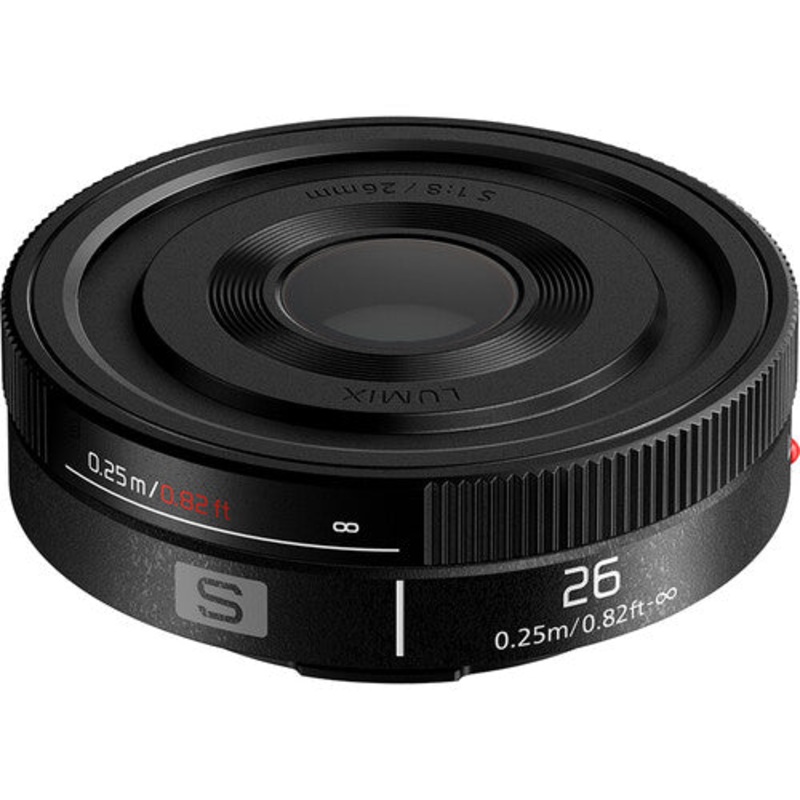Panasonic Lumix S 26mm f/8 Lens (L-Mount) Black