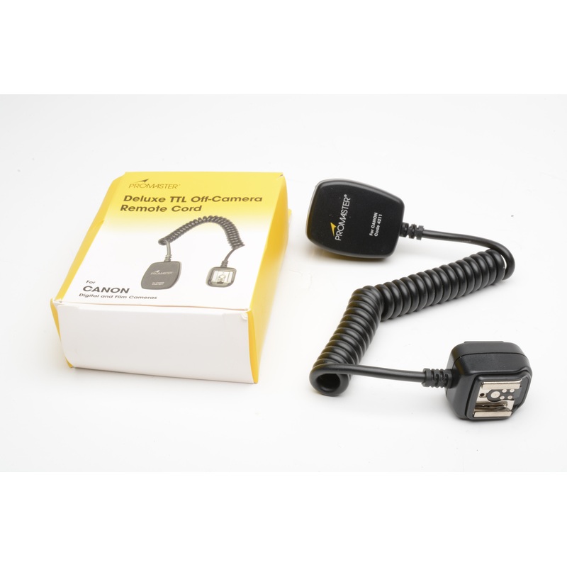 Promaster 4211 Deluxe Off-Camera TTL Cord for Canon, NIB