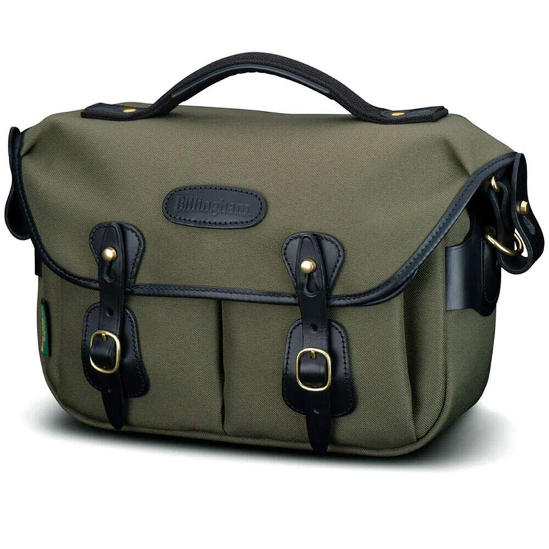 Billingham Hadley Small Pro Shoulder Bag – Sage Fibrenyte & Black