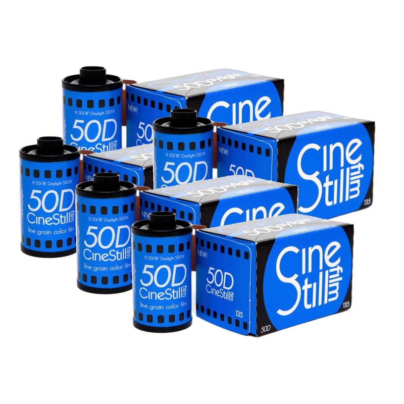 CineStill Xpro 50 Daylight C-41 135/36 Exposure Film – 5 Pack