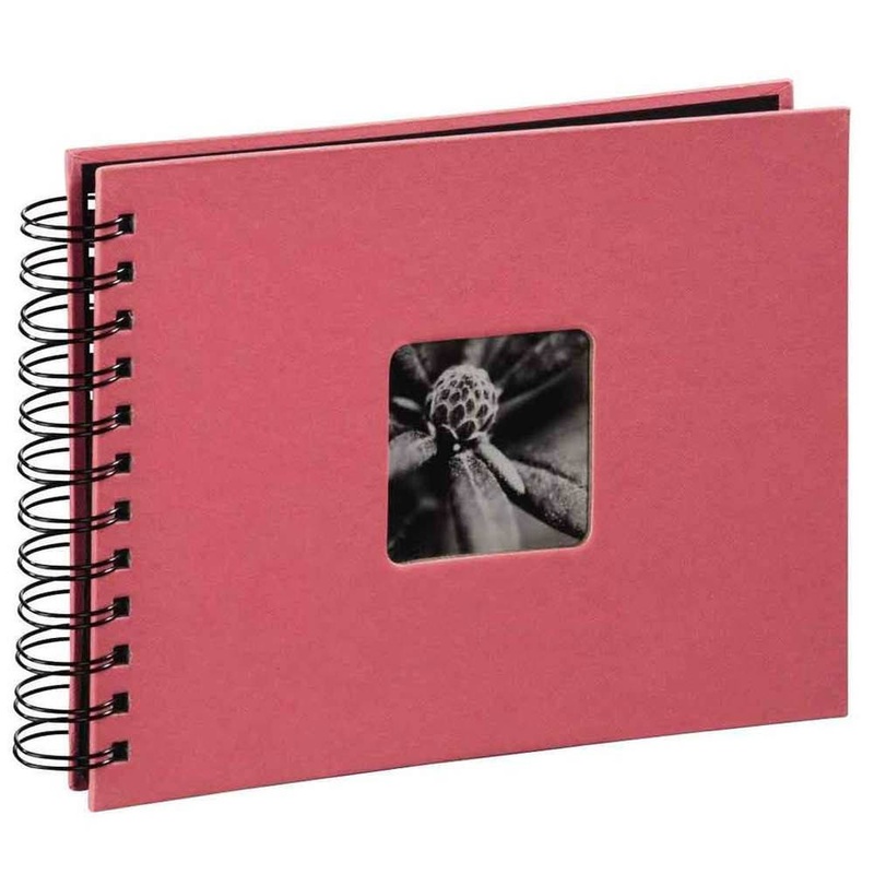 Hama Spiral Bound Traditional Photo Album – 25 Pages – Flamingo