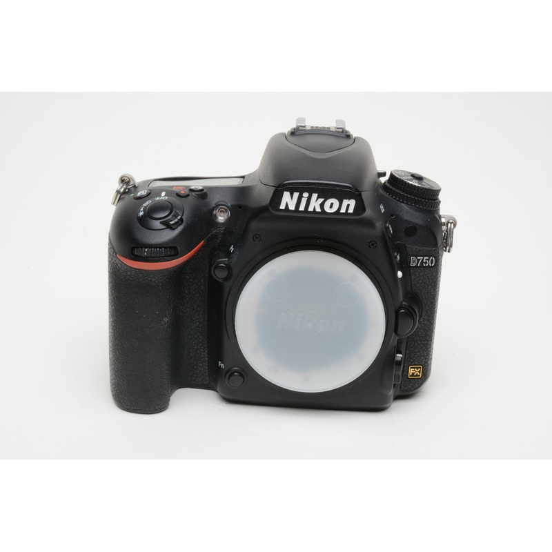 Nikon D750 DSLR Body 24.3MP, 2batts, charger, strap, 50K Acts., Nice!