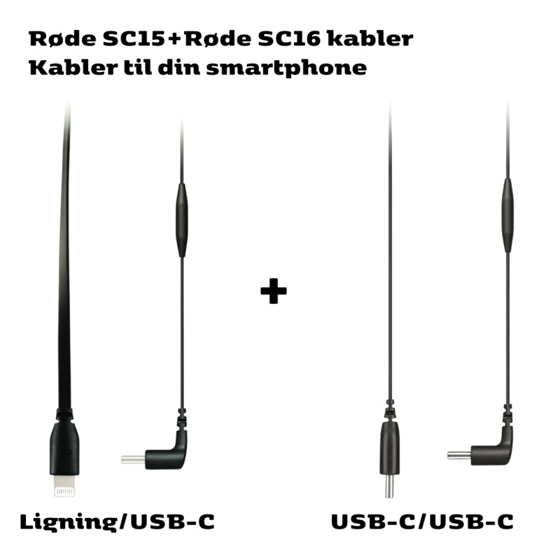 Rde SC 15+16 30CM. KABEL TIL SMARTPHONES
