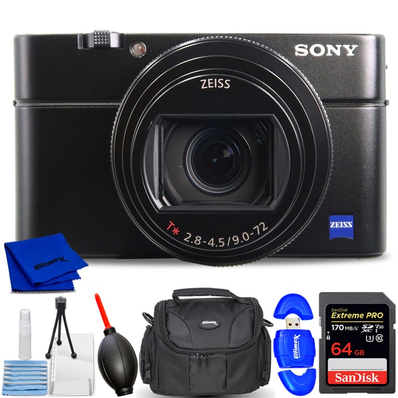 Sony Cyber-shot DSC-RX100 VII Digital Camera DSC-RX100M7 – Essential 64GB Bundle