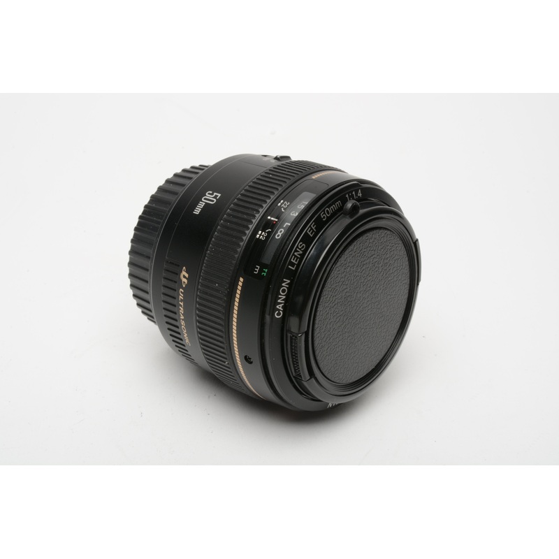 Canon EF 50mm f1.4 USM Lens, Caps, Nice & Clean, Very Sharp!