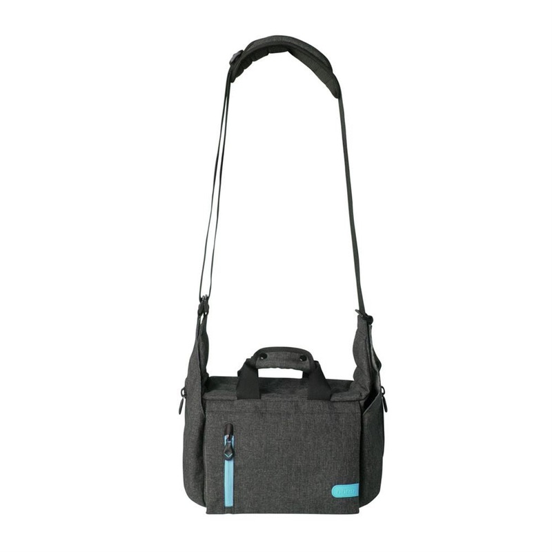 Dorr City Pro Messenger Photo Bag – XS Grey/Blue