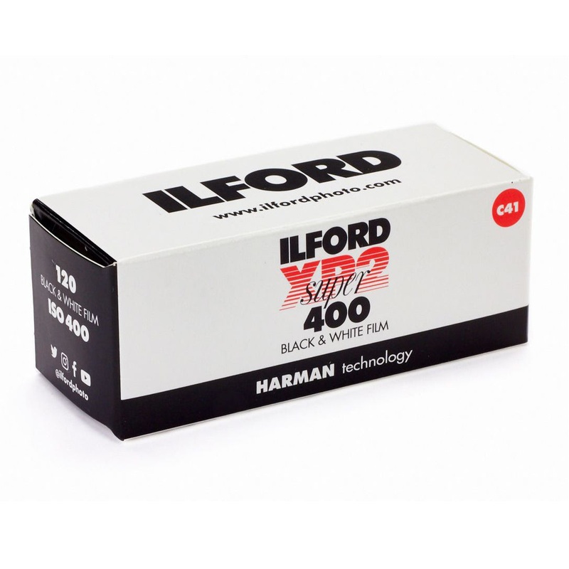 Ilford XP2 Super Black and White Negative Film – 120 Roll Film