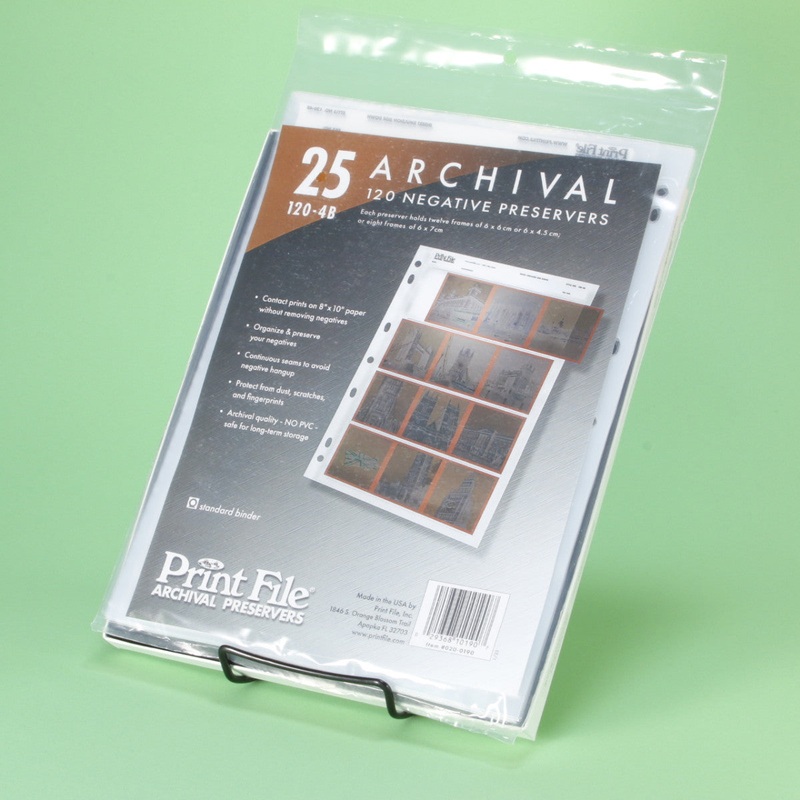 Printfile Archival Preserve pages 120-4B (120mm 6×7)