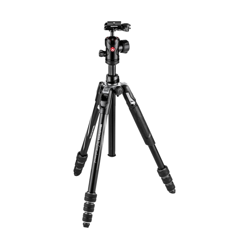 Manfrotto Befree Advanced Travel Aluminum Tripod with 494 Ball Head (Twist Locks, Black)