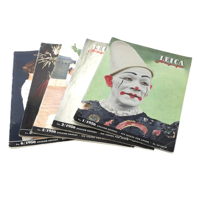 Vintage Leica LFI Magazines from 1956 – Issues 1,2,3,5 + 6 (SH42311)