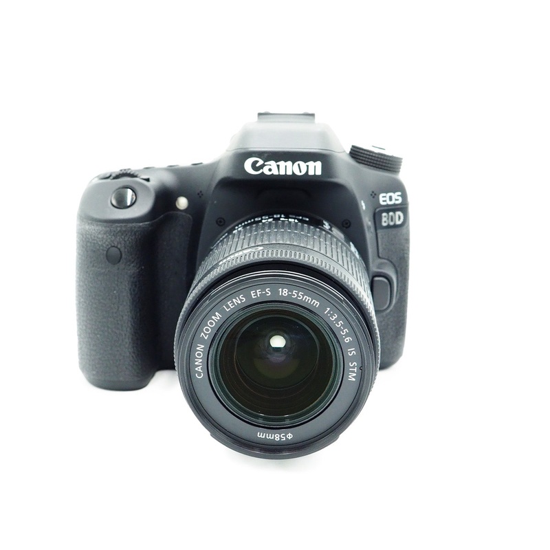 Canon EOS 80D 24.2 MP DSLR with 18-55mm f/3.5-5.6  Lens – USED