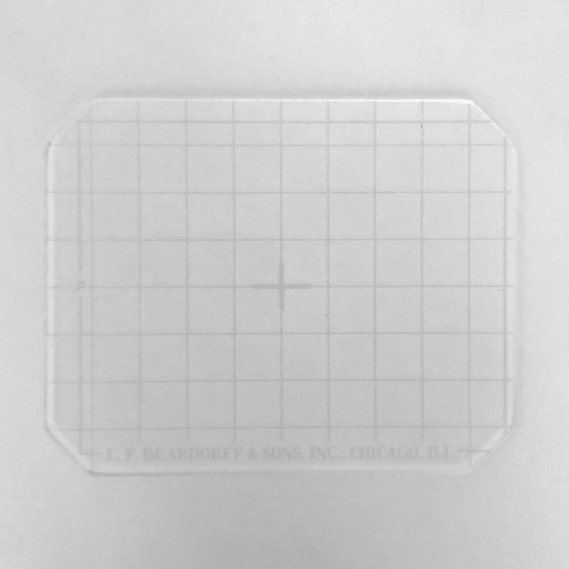 4×5 Groundglass Deardorff w/ clear grid