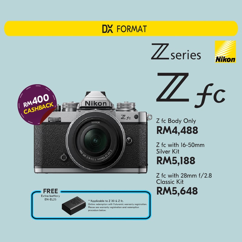 (August Promo)Nikon Z fc Mirrorless Digital Camera Body Only