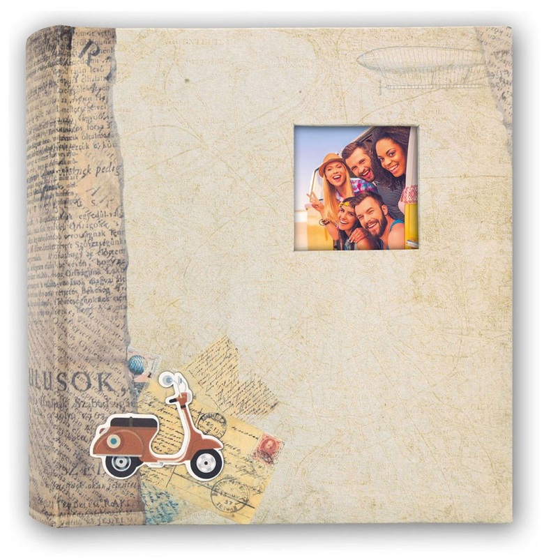 Bogota 7.5×5 Brown Photo Album | 200 Photos | Overall Size 11×9.5 Inches