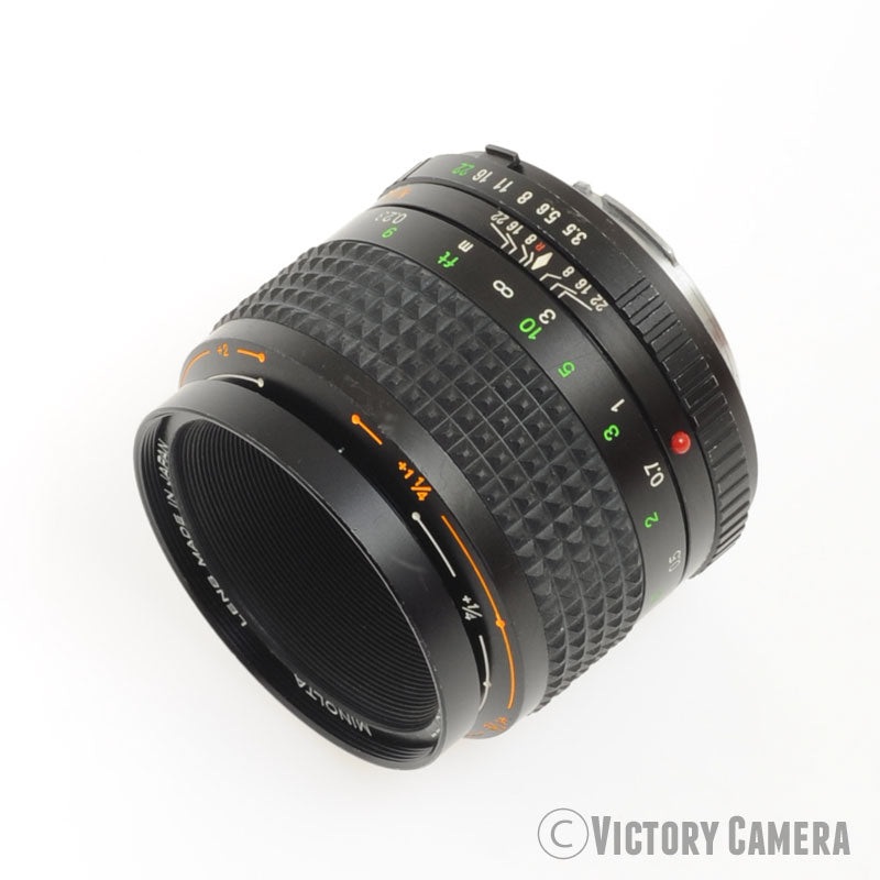 Minolta MD Rokkor-X 50mm f3.5 Macro Prime Lens [EXC]