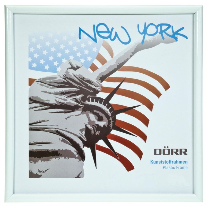 New York White Photo Frame – 10x10cm