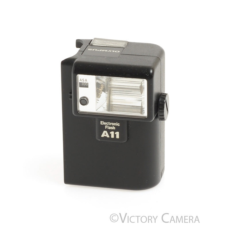Olympus A11 Flash Unit for XA Rangefinder Camera -Works, No Ready Light- [EXC]