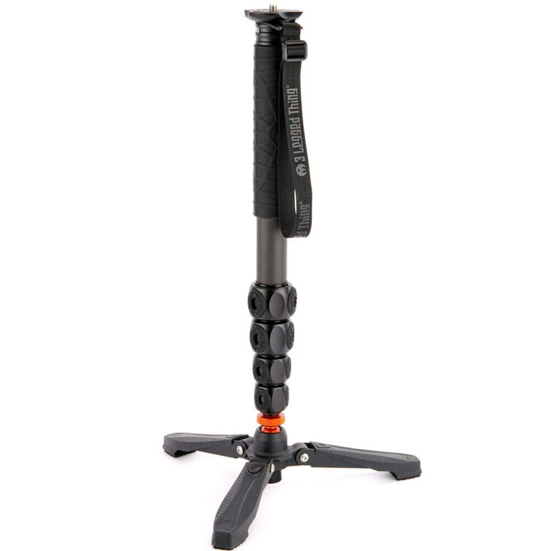 3 Legged Thing Alana Carbon Monopod Kit with DocZ2 – Darkness
