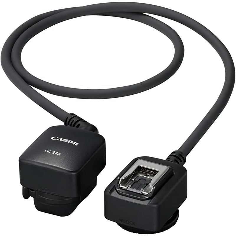 Canon Off Camera Shoe Cord OC-E4A – Lighting Control Shoe For Studio Lighting