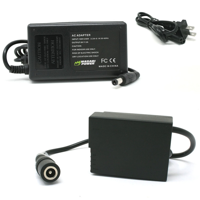Panasonic DMW-BLC12 AC Power Adapter Kit with DC Coupler for Panasonic DMW-DCC8, DMW-AC10 by Wasabi Power